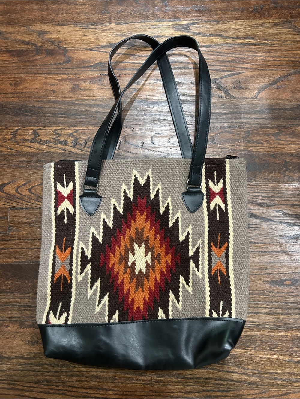 “Chimayo” Wool Tote‎ Bag El Paso Saddle Blanket co.